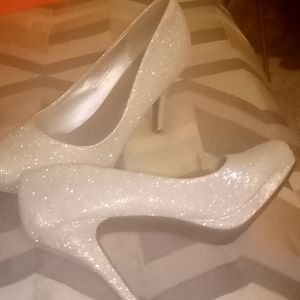 Silver heels